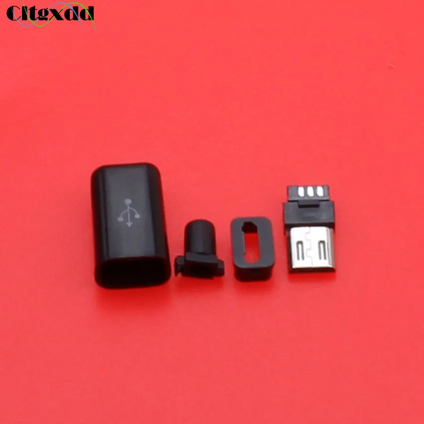1 шт. 4-контактный 5-контактный разъем Micro USB type-c черный/белый сварочный кабель для