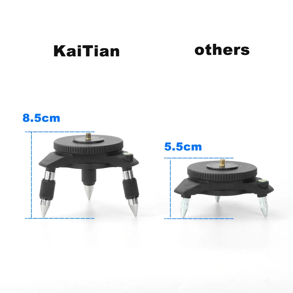 Kaitian 3D лазерный уровень штатив и приемник самонивелирующийся Профессиональный 360 вертикальный горизонтальный мощный красный линейный уровень лазеры кронштейн