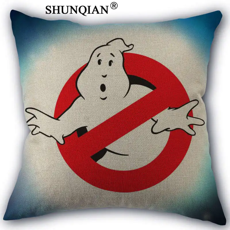 Pillow case WJY418 Ghostbusters на заказ 18 ''квадратная льняная наволочка для дома индивидуальные Прямая - Цвет: Pillow case