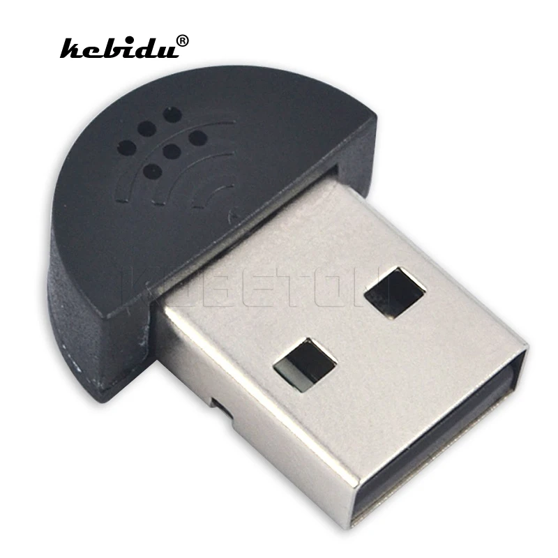 Kebidu 1 шт. супер мини USB 2 0 Микрофон Портативный Студийный микрофон для речи аудио