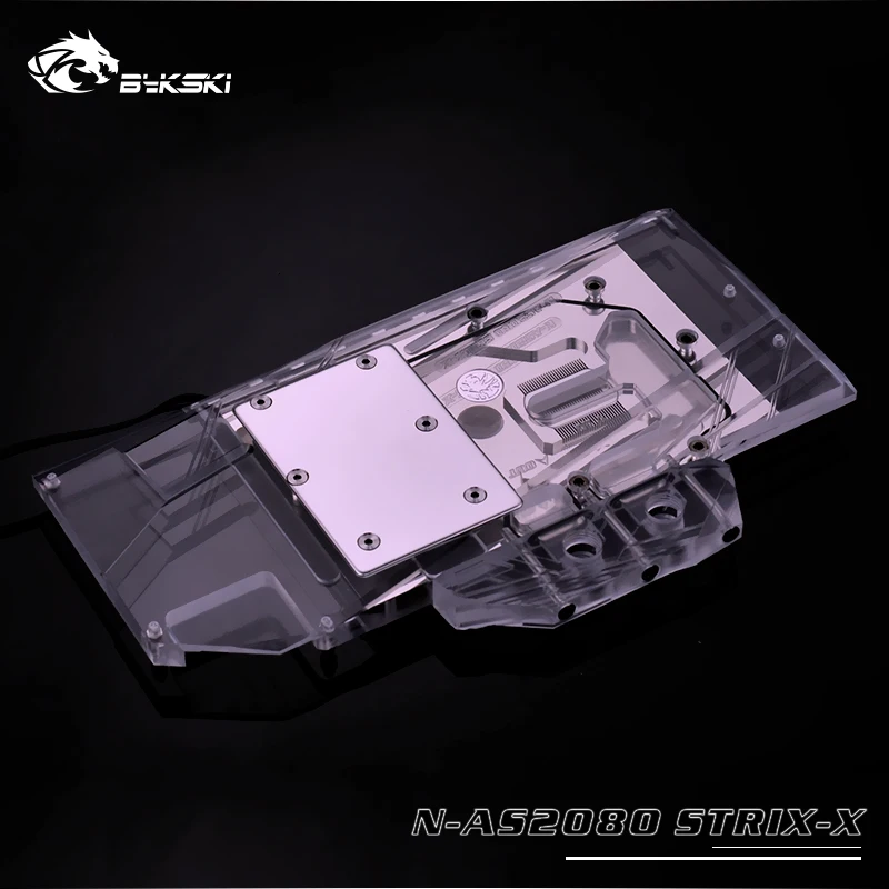 Bykski N AS2080STRIX X блок водяного охлаждения GPU для ASUS ROG STRIX RTX2080 O8G GAMING|Жидкостные