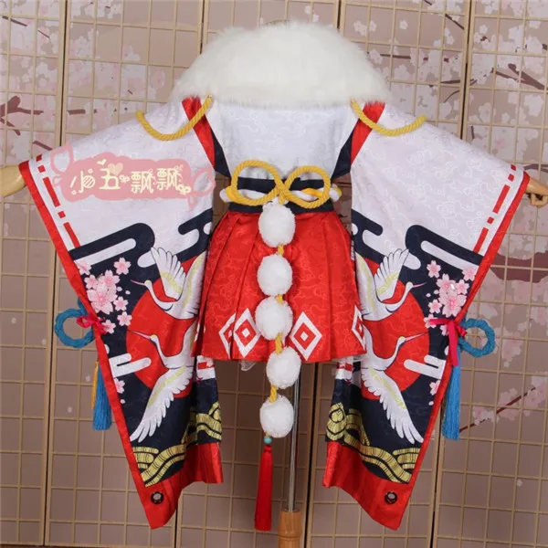 Горячая игра Onmyoji SR на заказ косплей костюм японское кимоно + юбка милый стиль