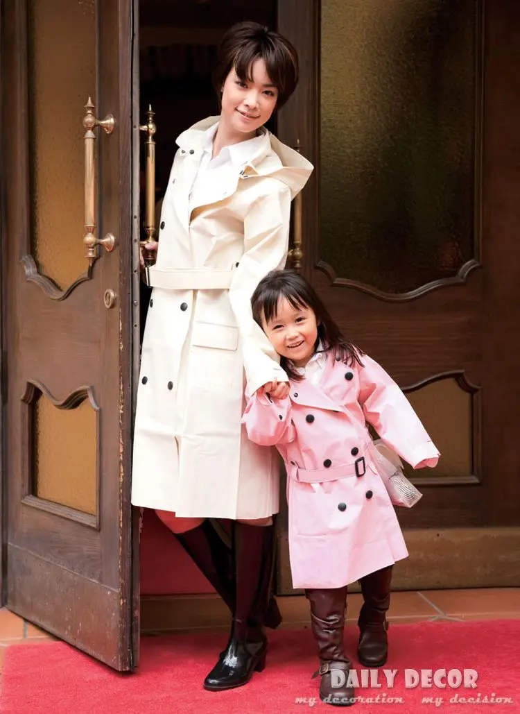 Новинка подходит для родителей и детей дождевик девочек мам модный женский