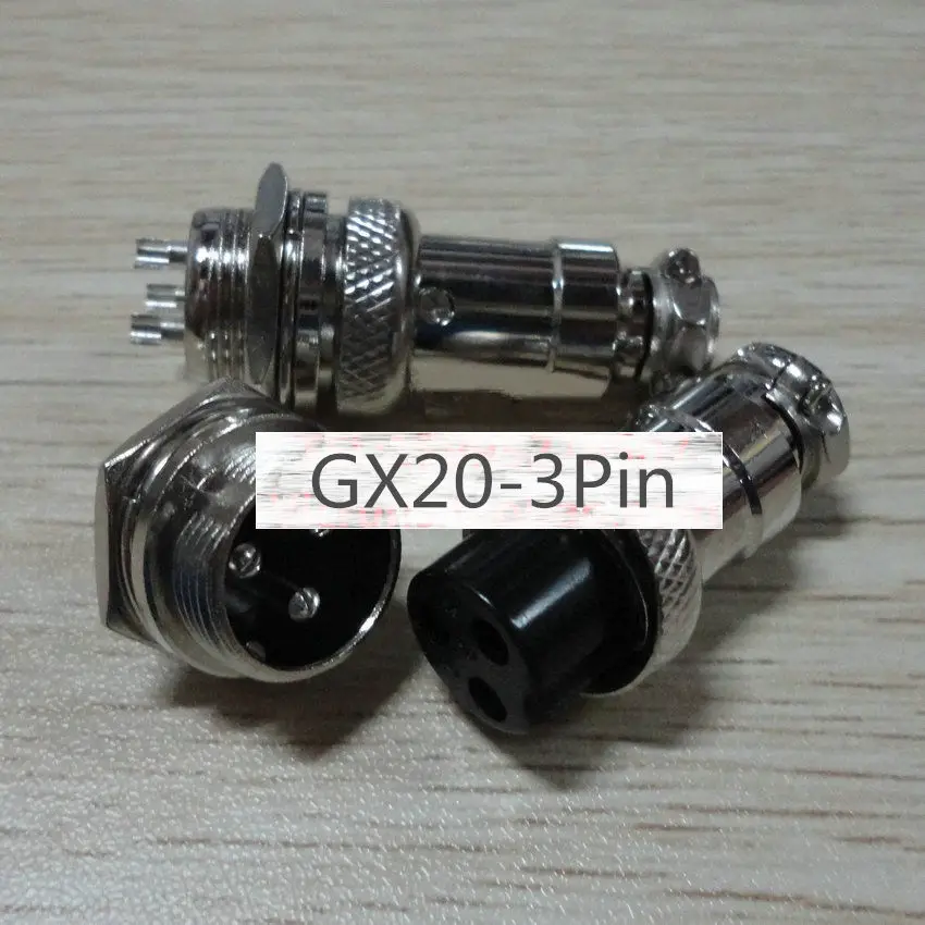 Оптовая продажа 5 компл./лот Gx20 авиации разъем 3Pin GX20 3PIN промышленности воздуха