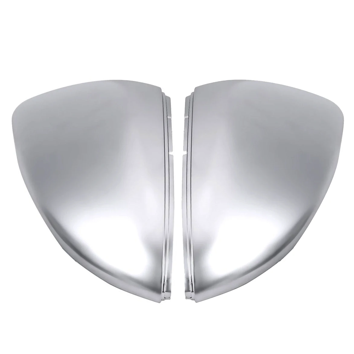 Silver 1 пара матовых хромированных зеркал заднего вида Защитная крышка для Golf 7 Golf 7 G ti Lamando - Цвет: Silver