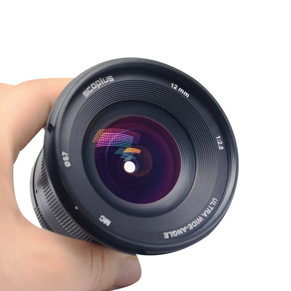 Mcoplus 12 мм f/2 8 Руководство ультра широкоугольный объектив APS C для Canon EOS EF M