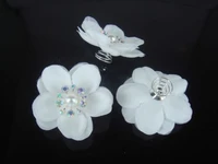 6pcs wedding bridal white flower hair pins hair clip hair accessories sp 928