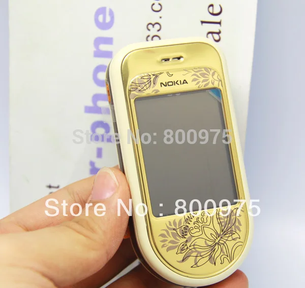 Оригинальный разблокированный телефон nokia 7370 мобильный и русская клавиатура
