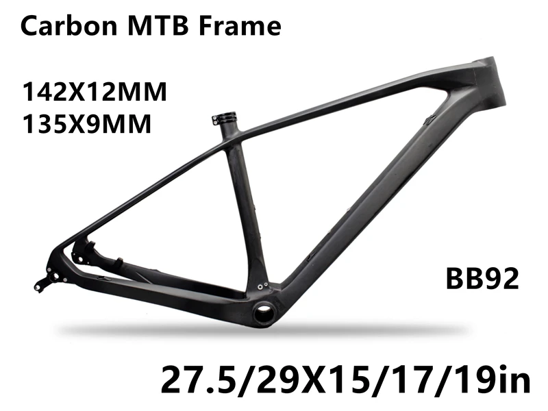 Pura raza Bicicleta MTB/27 5 er/29er Quadro De Carbono Montanha de com Tamanho COMPACTO 15/17/19 &quotcom | Спорт и развлечения