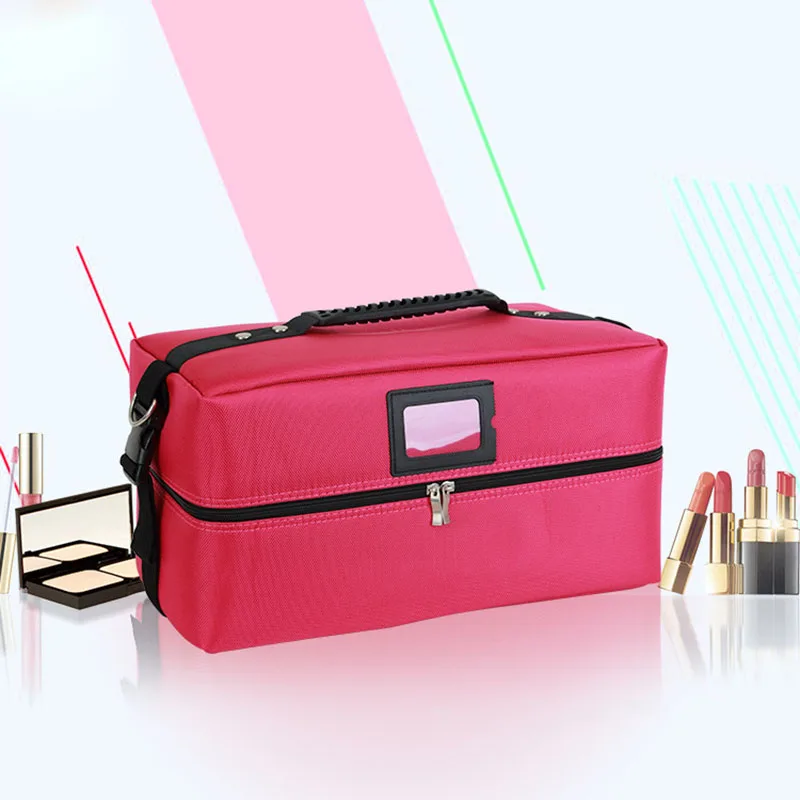 Муравьи сильная Женская мода Professional cosmetic bag/beauty Case для макияжа художника