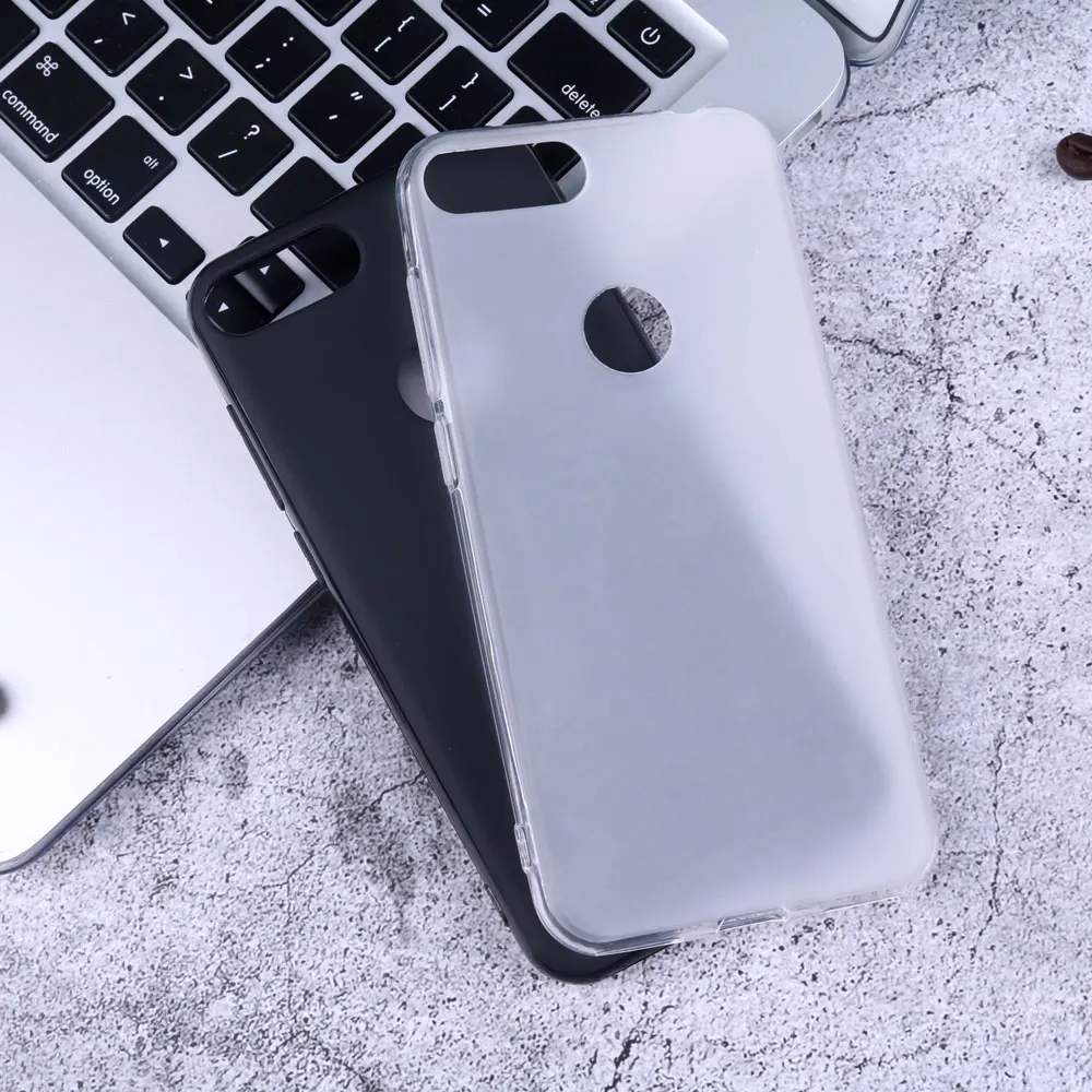 Полуобернутый матовый чехол для Alcatel 1 S, задняя крышка, мягкий силиконовый гелевый резиновый матовый черный чехол, чехол для Alcatel 1 S, чехол для телефона