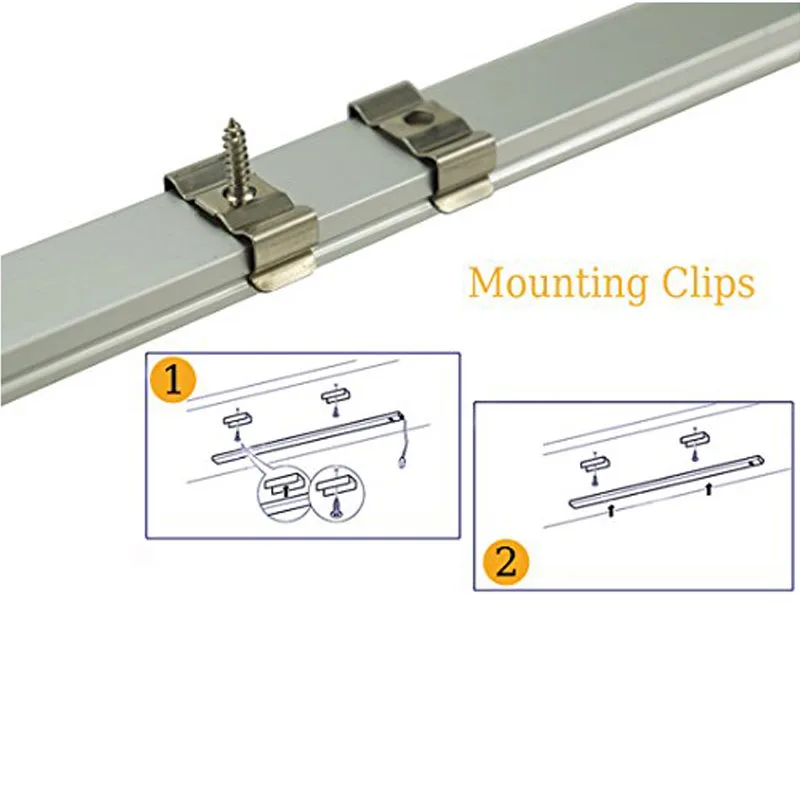 3 шт./упаковка алюминиевые зажимы для крепления светодиодных лент 9 х17 мм|Цоколи