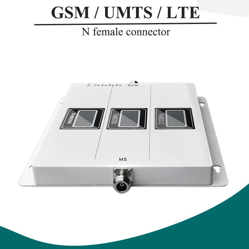 Lintratek ALC GSM 900 3G 2100 LTE 1800 усилитель сотового сигнала трехполосный Ретранслятор с ЖК