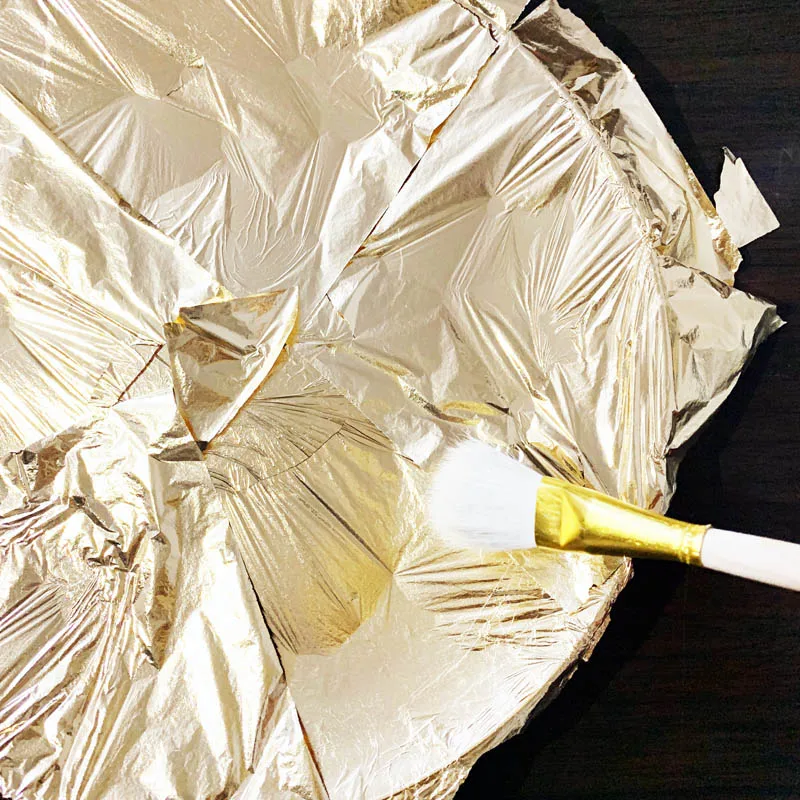 Золото и серебро с позолоченными листьями клей-основа для воды клей для золочения металла Фольга 100 мл в бутылке