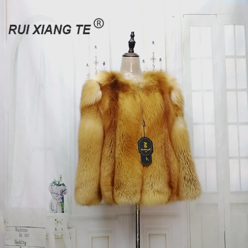 жинский натуральный шуба с меховой из лиса зимой богатый дамиский польто