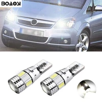 boaosi 2x t10 w5w led clearance light marker lamp bulb canbus error free for opel astra h j g corsa zafira insignia vectra b c d