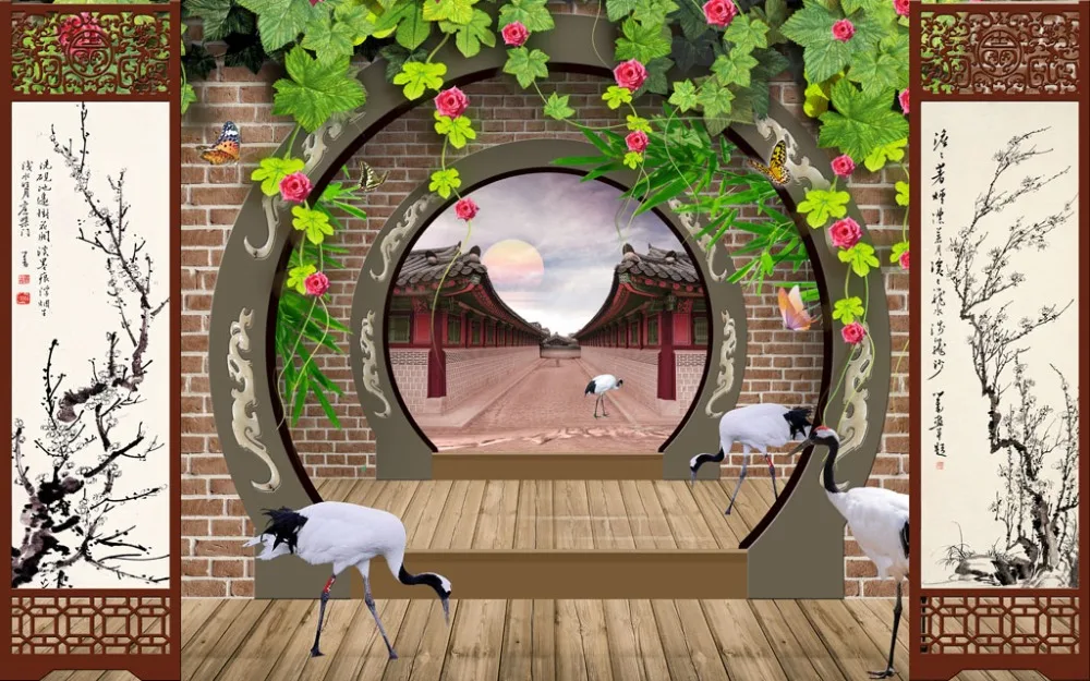 3D занавески классические для домашнего декора в китайском стиле дома