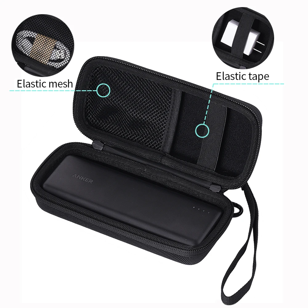 Новинка 2021 Жесткий Чехол из ПУ ЭВА для Anker Power Core Speed 20100 мАч QC Charge 3 0 портативное