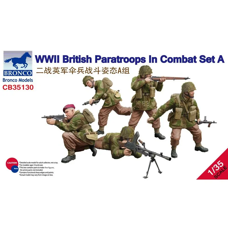 Бронко CB35130 1/35 Британский парашютный воинь Второй мировой войны в боевом наборе