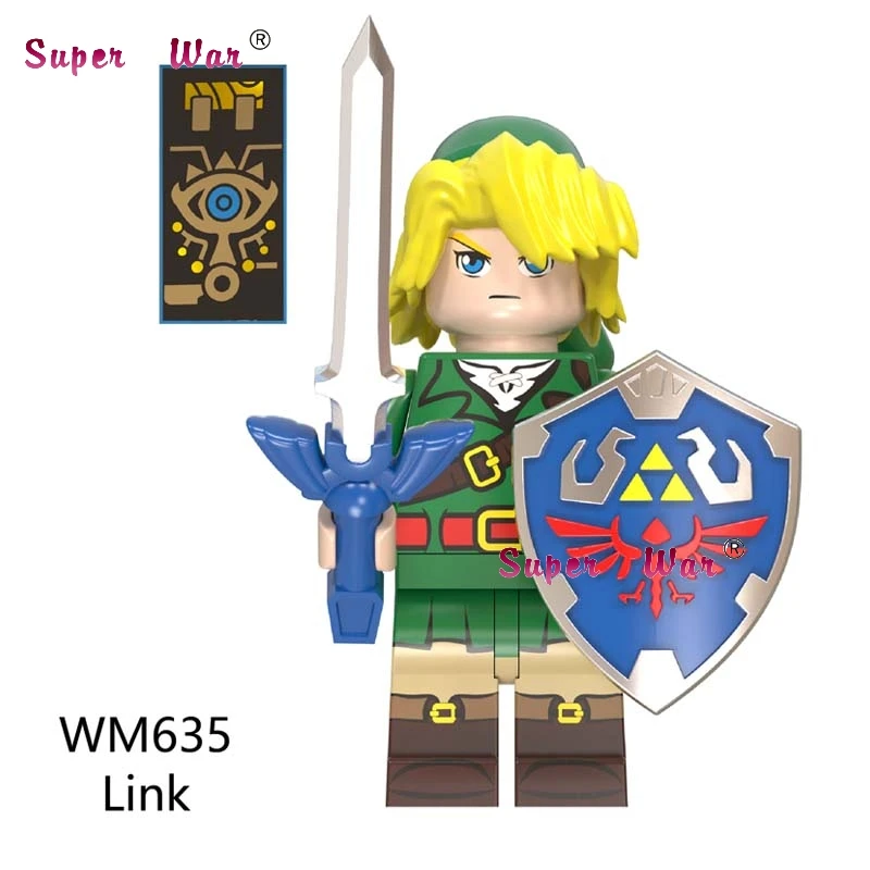 WM635 Одиночные строительные блоки мультфильм Дейзи Дак Тинкер Белл Минни Маус Микки ссылка игры игрушки для детей - Цвет: WM635