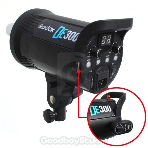 2 шт. Godox de 300 Вт 300Ws Compact Flash Studio Strobe Light головы 220 В 230 X2|studio flash strobe|godox de-300studio head |