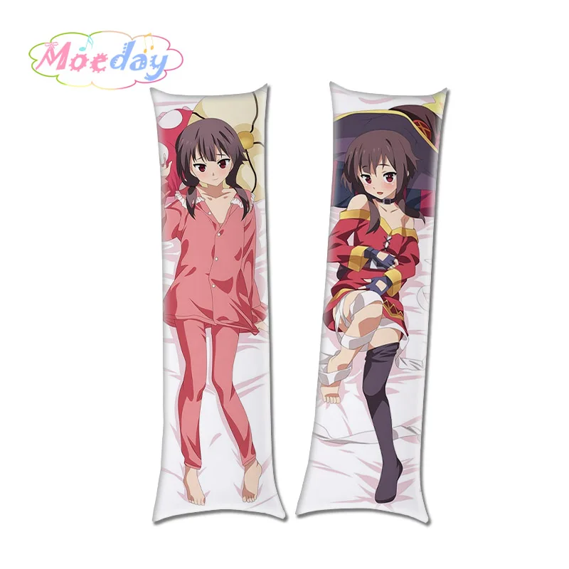2 KonoSuba Божье счастье на этом прекрасном мире! Аниме персонажи Megumin длинная подушка для объятий чехлов - Цвет: 2