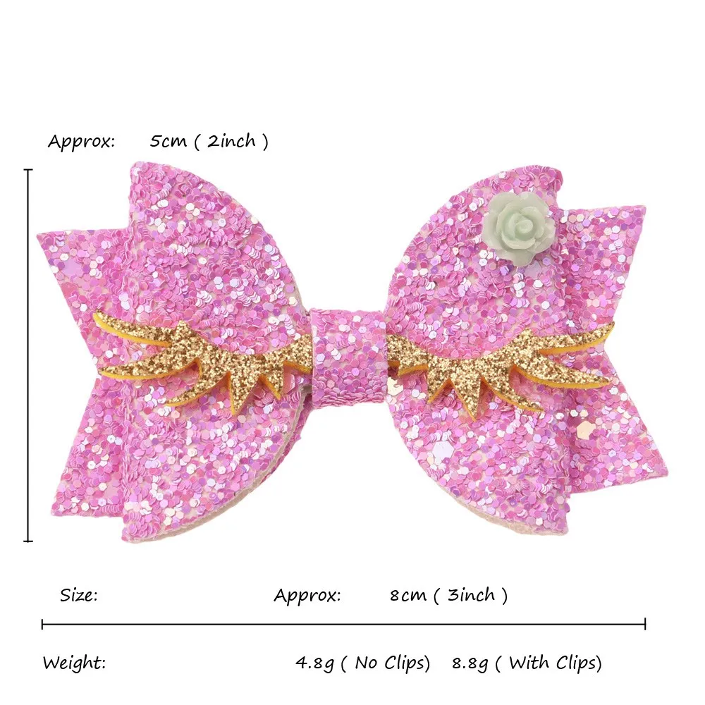 4 шт. блестящие банты с блестками бант для танцевальной вечеринки аксессуары