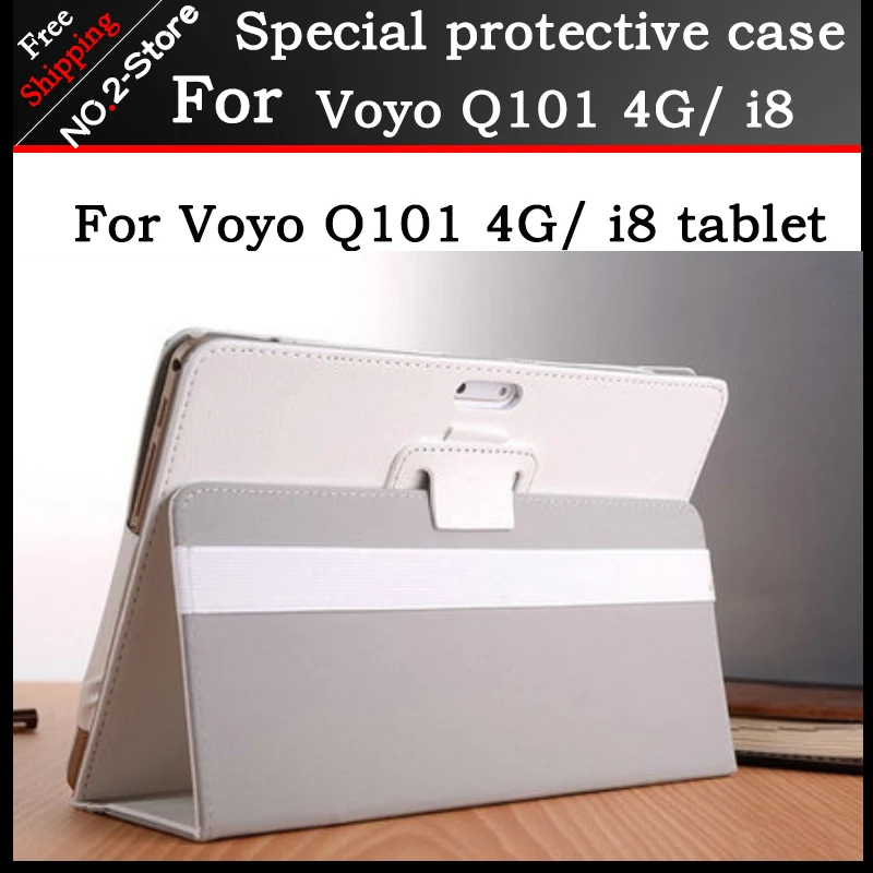 Простой 2 раза Folio Искусственная Кожа Стенд чехол для VOYO Q101 4 г/i8 телефонный звонок