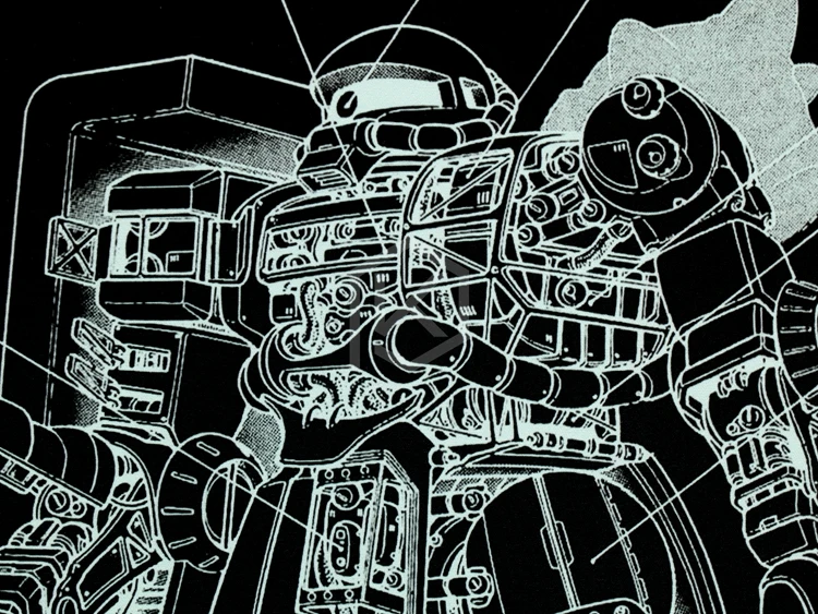 Коврик для мыши с механической клавиатурой zaku II ms 06 900 400 4 мм непрошитые края