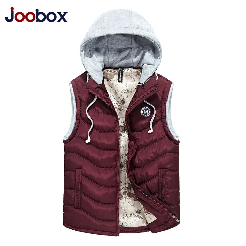 JOOBOX 2018 новый зимний жилет мужской модный тонкий пальто Повседневный хлопковый на