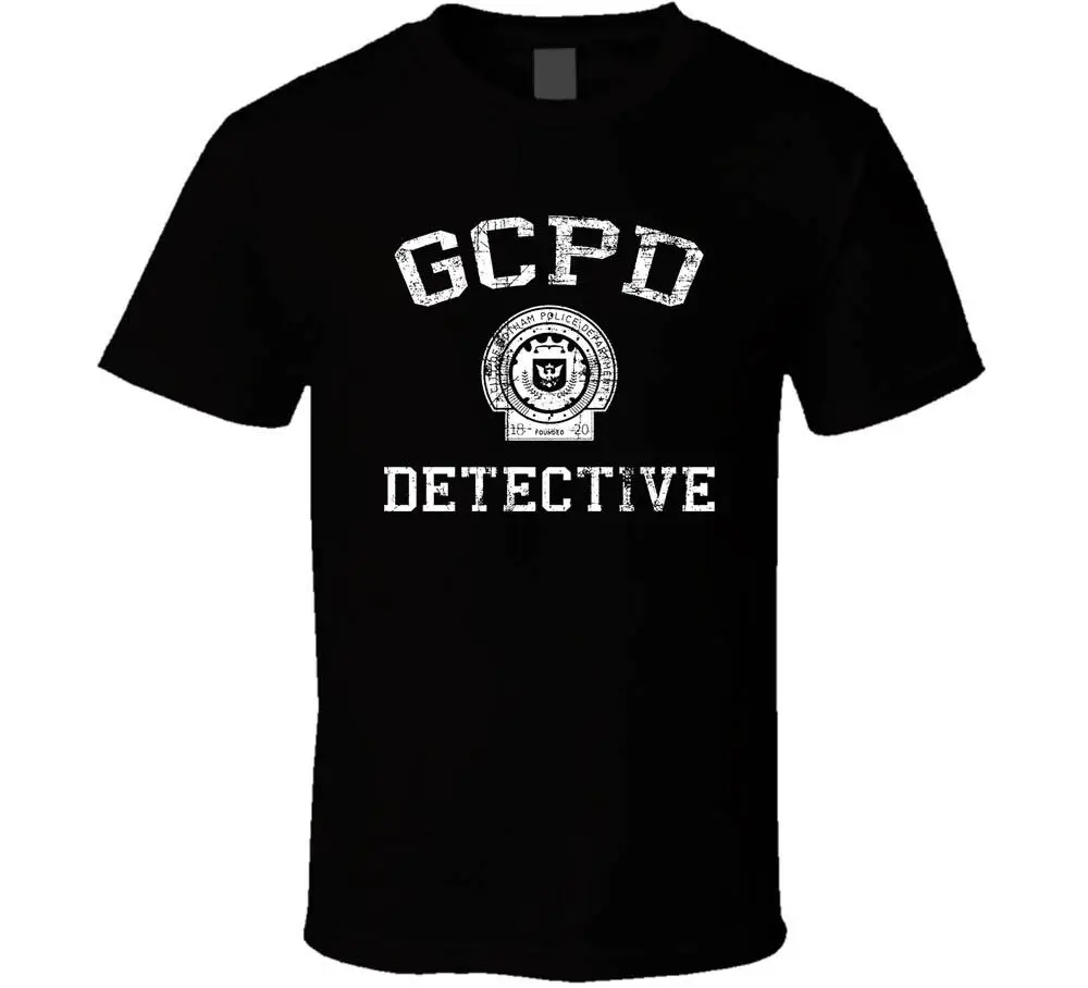 Gcpd Готэм-Сити полированная футболка с 2 отделениями черная белая новинка 2019