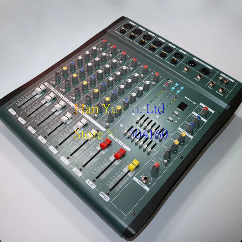 

High quality 6 way mixer MX606-USB quality assurance