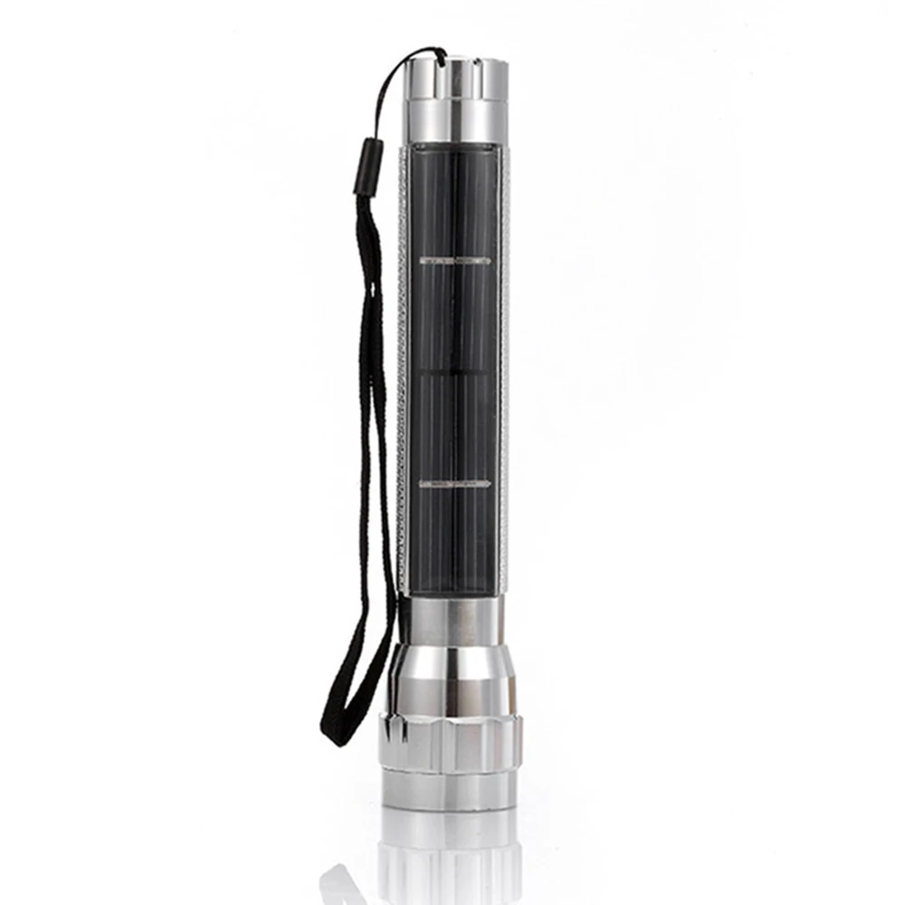 

LED Light USB Rechargeable Solar Flashlight Car Tactical Aluminium Alloy Torch Emergency Lamp Emergency Flashlight
