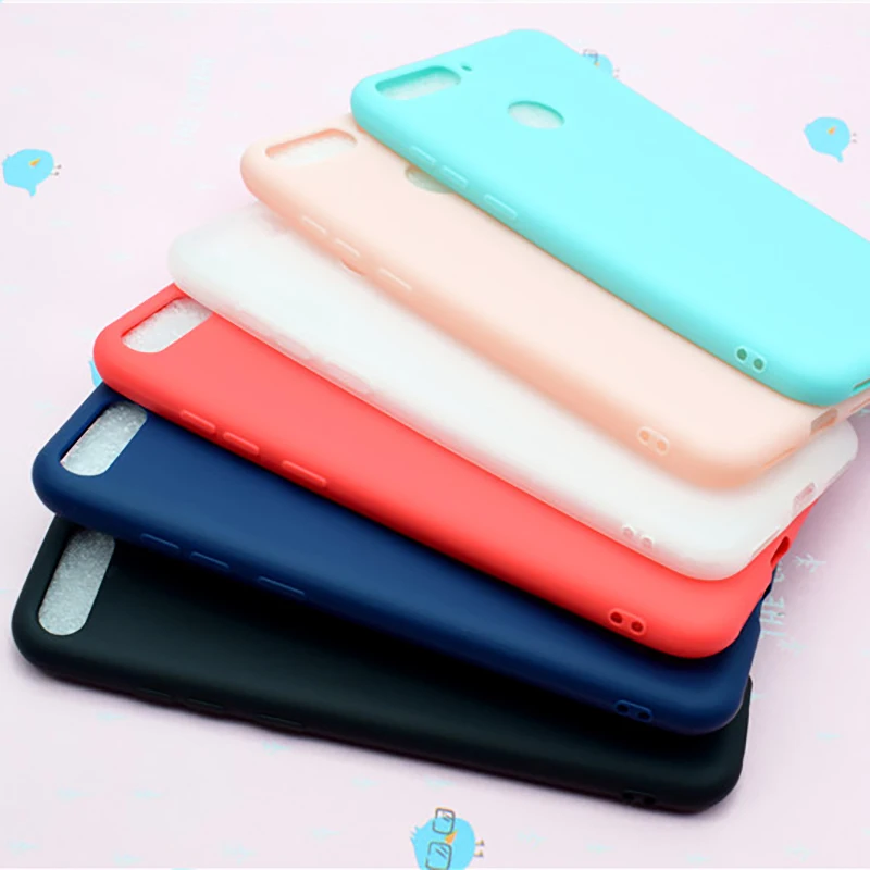 FLYKYLIN силиконовый чехол из ТПУ для Huawei Honor 7C милый карамельного цвета телефона с