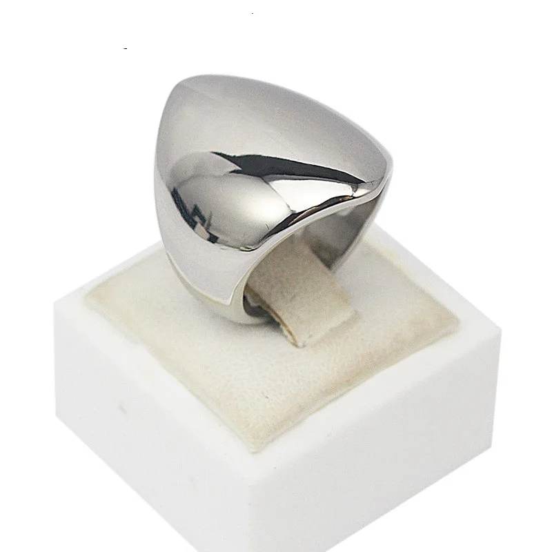 Engagement Ring for Women Wedding Band Stainless Steel Cute Plain High Polished Party Rings Silver Color US Size 5 11|engagement rings