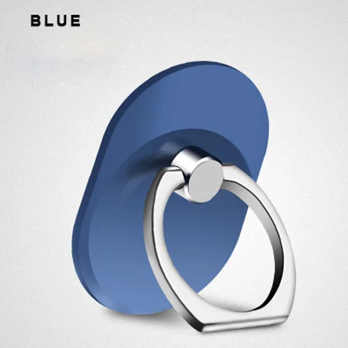 Blue PHOMAX 360 градусов тонкий и легкий телефон крепление поддержка для iPhone x 9 8 Xiaomi samsung S9 huawei все модели телефонов кольцо Пряжка - Цвет: Blue