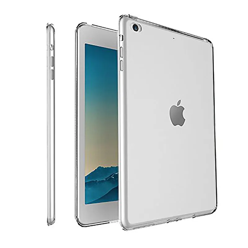 Мягкие TPU Планшеты чехол для iPad воздуха 1 2 Силиконовый Прозрачный Mini 3 Pro9.7