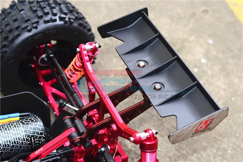 Arrma 1/8 OUTCAST/Кратон обновленные части Алюминиевая Задняя колесная с креплением крыла