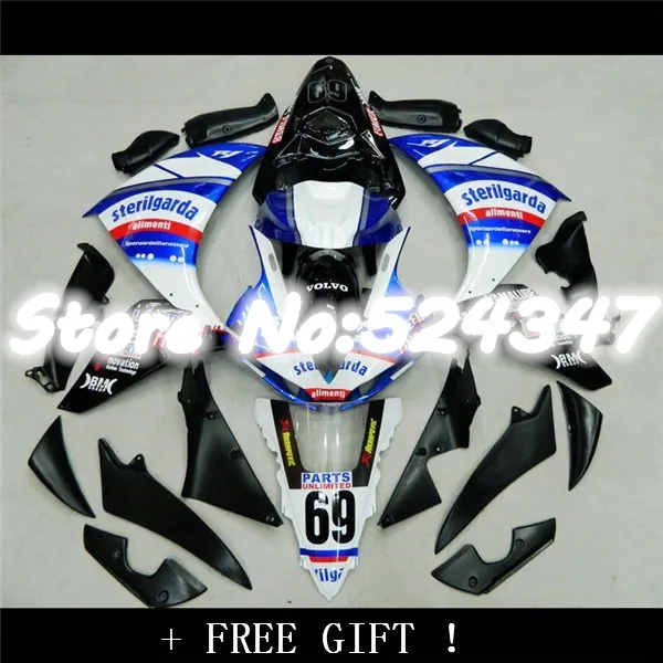 Nn синий белый для YZFR1 09 11 10 YZF1000 черный YZF R1 1000 2009 2010 годов фотообтекатель