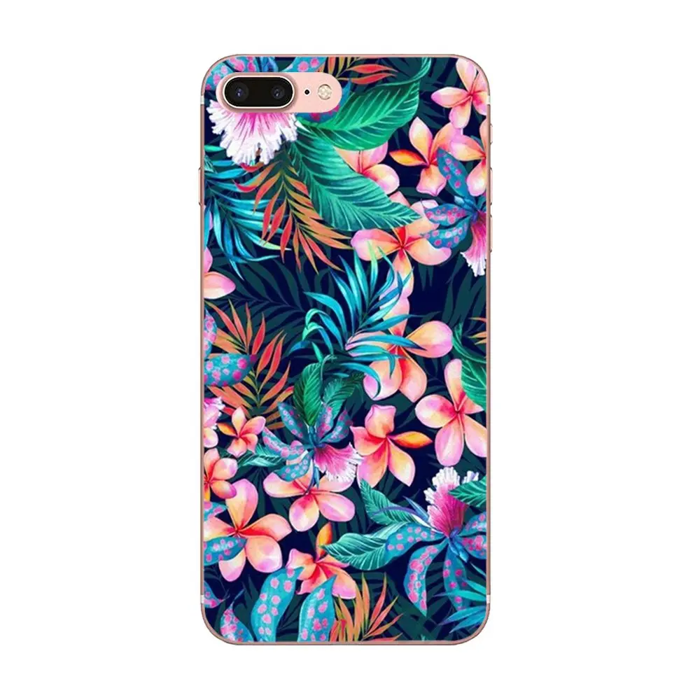 For Sony Xperia Z Z1 Z2 Z3 Z4 Z5 compact Mini M2 M4 M5 T3 E3 E5 XA XA1 XZ Premium Luxury Colorful Flower Leaf | Мобильные телефоны