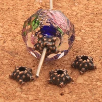 screw dots star bead cap 5 3x5 4mm 390pcs antique copper jewelry findings components l1021