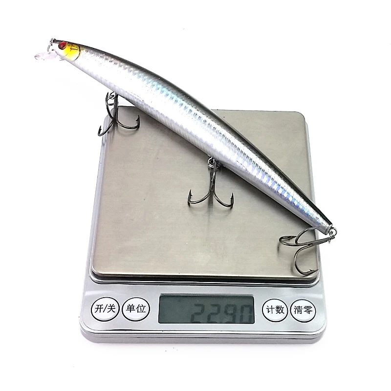 7.08'' Minnow Fishing Lure Quality Professional Hard Bait With 6 Hook Tackle 3D Eyes Crankbait Wobblers 18cm 22.9g | Спорт и
