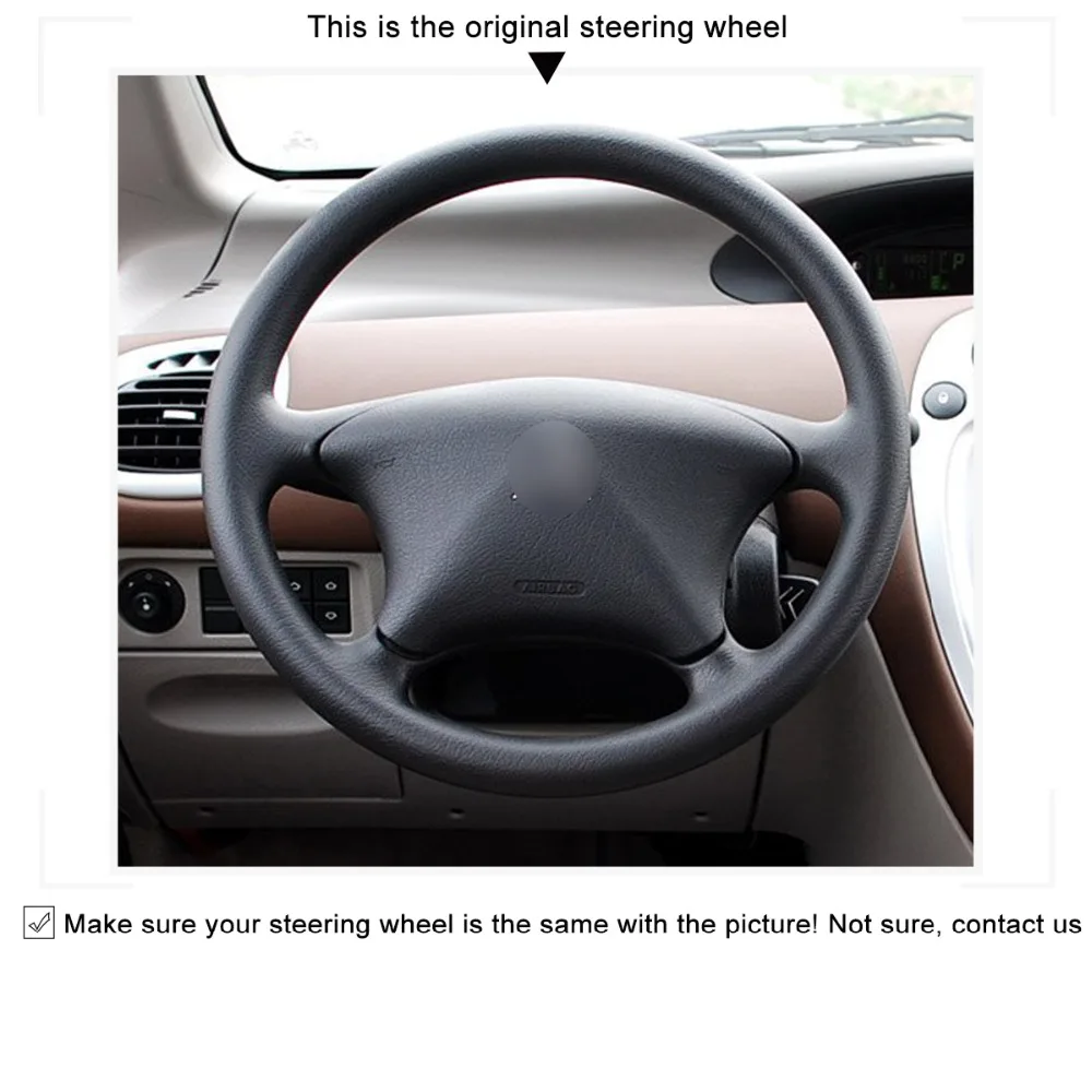 Чехол MEWANT из черной натуральной кожи для Citroen Xsara Picasso 2003-2010 Peugeot Partner 2003-2008 |