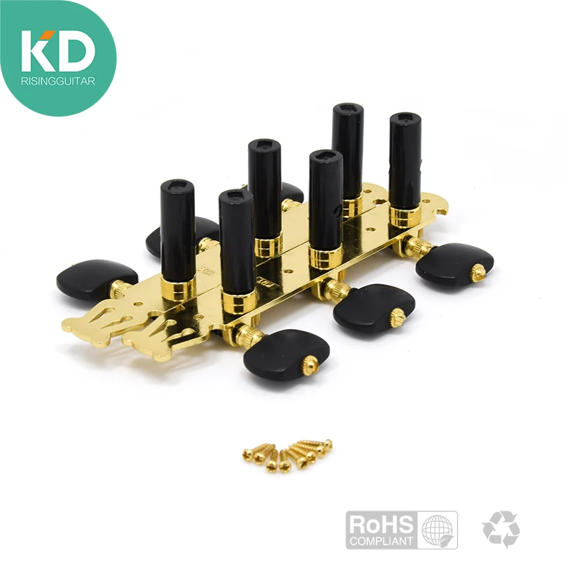2 шт. в наборе High end классическая гитара колышки Колки для ключей золотой цвет