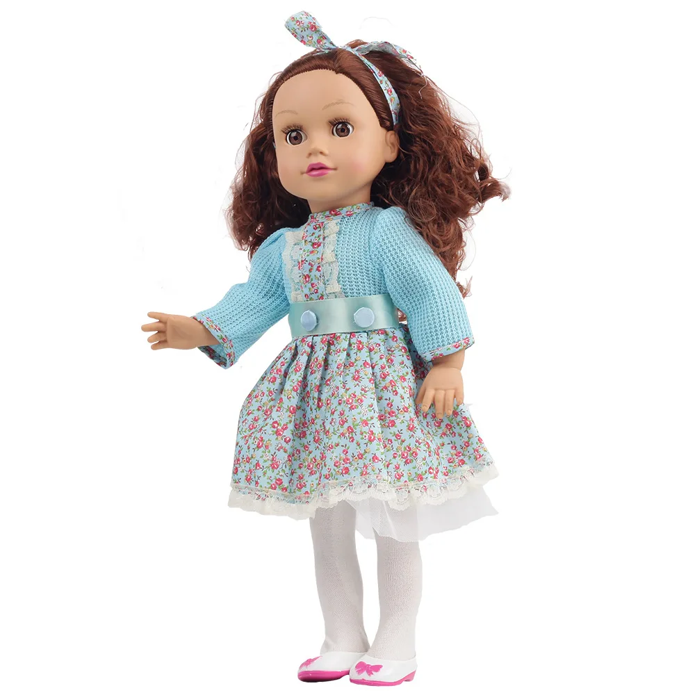 18inch/45cm Baby Girl Doll Toys with Clothes Handmade Reborn Newborn Soft Body for Girls Birthday Gifts | Игрушки и хобби