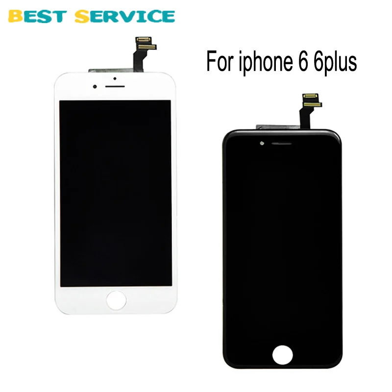 5 шт./лот ЖК-дисплей для iPhone 6 plus кодирующий преобразователь сенсорного экрана в