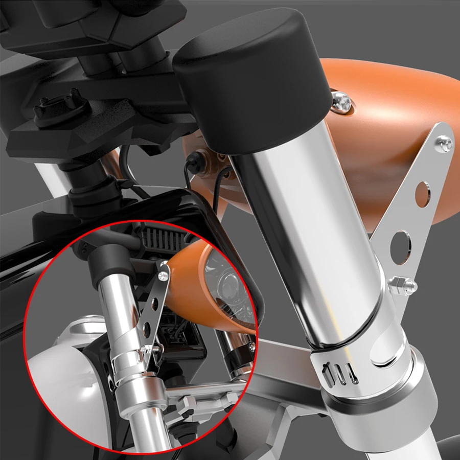 Универсальный кронштейн для фар мотоцикла с хромированной вилкой Davidson Honda Suzuki