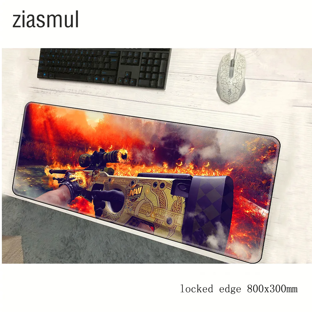 Коврик для мыши csgo 800x300x3 мм коврик cs go notbook компьютерный красочный игровой геймер