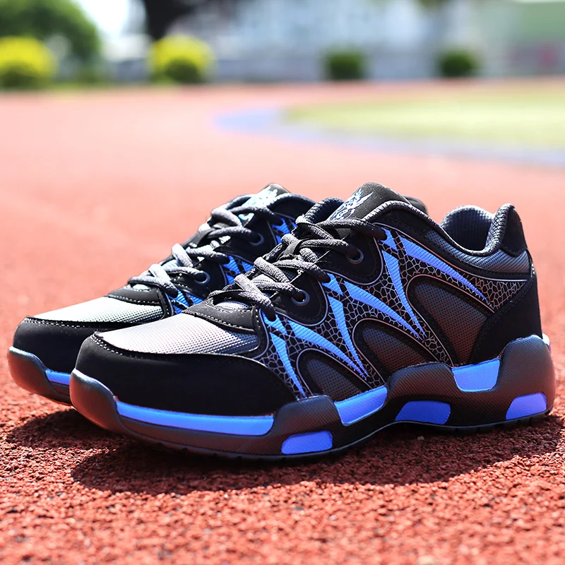 Large size 11 12 men's sneakers Vibration damping breathable Outdoor running shoes 2018 New Arrivals High-quality athletic | Спорт и