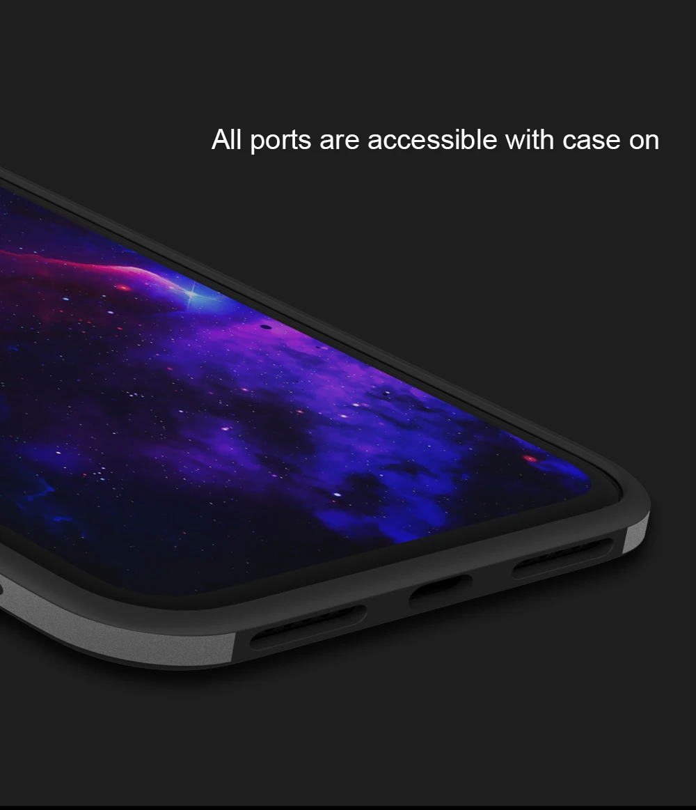 

9H Tempered Glass Case For iPhone X XR XS Max 11 Pro Hard Cover Cover Metal+Silicone Frame Shell Plain Red White Pink Black